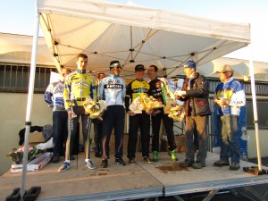 Le podium chez les seniors. Photo : Loïc Manceau.